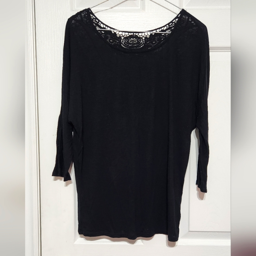 Elegant Faux Lace Top